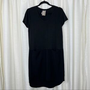 Dolan black shirt mini dress
